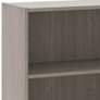 3_Sauder Beginnings 24 1/2"W Silver Sycamore 3-Shelf Bookcase more views