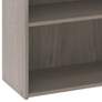 4_Sauder Beginnings 24 1/2"W Silver Sycamore 3-Shelf Bookcase more views