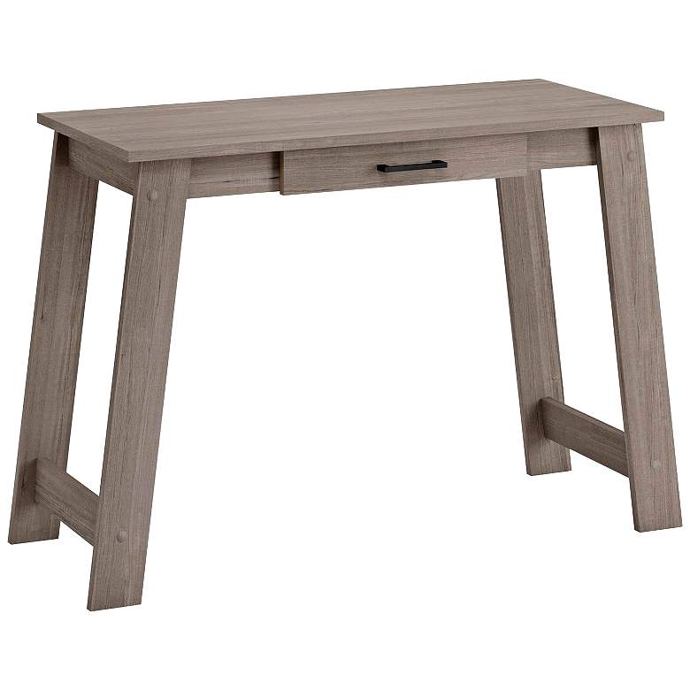 Image 2 Sauder Beginnings 43 3/4" Wide Silver Sycamore Writing Desk