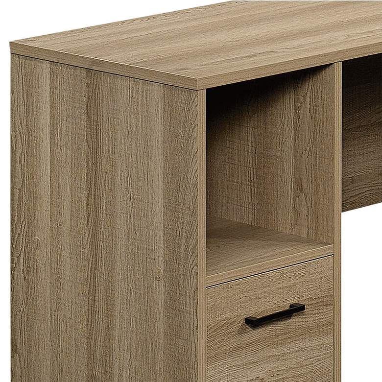 Image 2 Sauder Beginnings 51" Wide Summer Oak 1-Drawer L-Shaped Desk more views