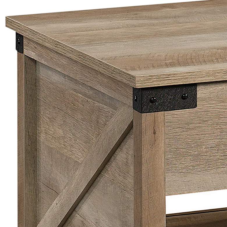 Image 3 Sauder Bridge Acre 46 1/4"W Lintel Oak Lift-Top Coffee Table more views