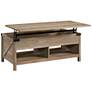 6_Sauder Bridge Acre 46 1/4"W Lintel Oak Lift-Top Coffee Table more views