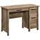 Sauder Cannery Bridge 43 1/4" Wide Lintel Oak 3-Drawer Desk