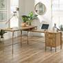 1_Sauder Coral Cape 60 1/2" Wide Sindoori Mango L-Shaped Desk
