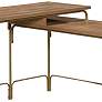 4_Sauder Coral Cape 60 1/2" Wide Sindoori Mango L-Shaped Desk more views