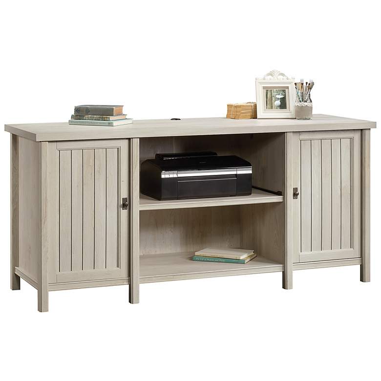 Image 5 Sauder Costa 65 1/4" Wide Chalked Chestnut 2-Door Credenza more views