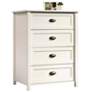 2_Sauder County Line 32 1/4"W Soft White 4-Drawer Accent Chest