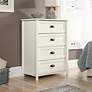 1_Sauder County Line 32 1/4"W Soft White 4-Drawer Accent Chest