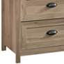 4_Sauder County Line 52 1/4" Wide Salt Oak 6-Drawer Dresser more views