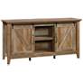 2_Sauder Dakota Pass 66" Wide Craftsman Oak 2-Door TV Stand