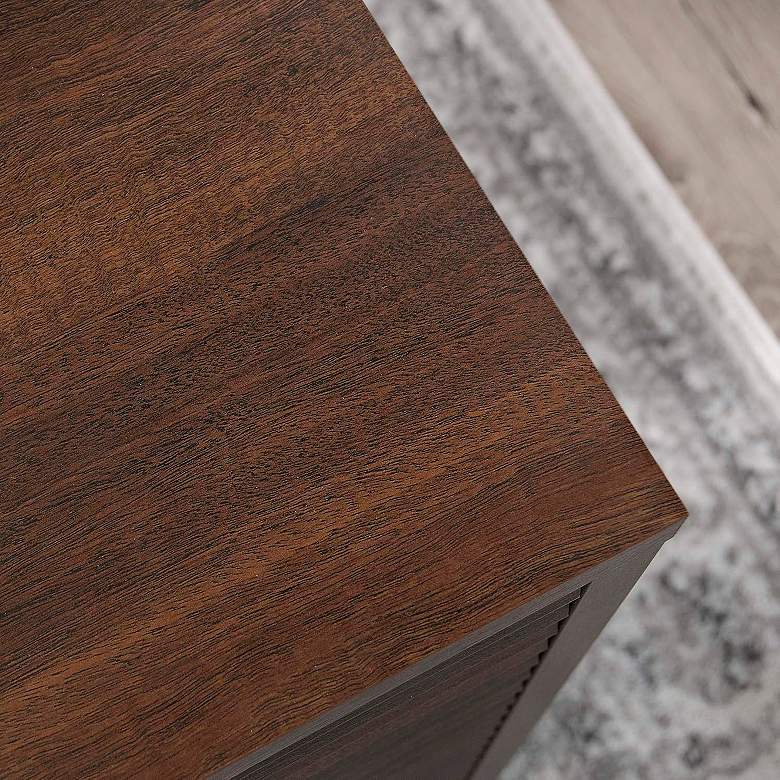 Image 5 Sauder Englewood 65 1/4" Wide Spiced Mahogany Executive Desk more views