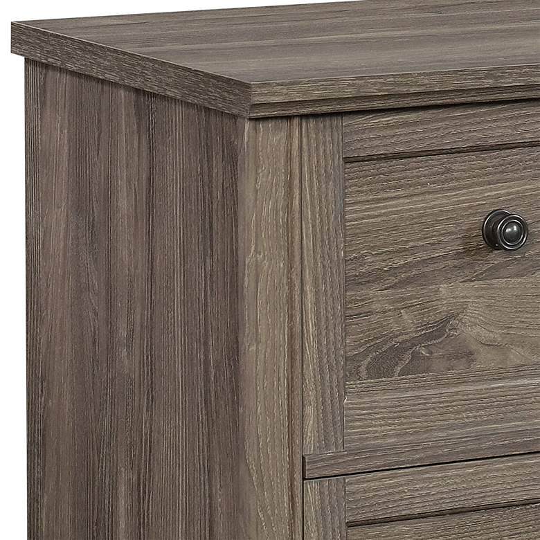 Image 3 Sauder Hammond 33"W Emery Oak 2-Drawer Lateral File Cabinet more views