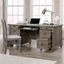1_Sauder Hammond 67 1/2"W Emery Oak 7-Drawer Executive Desk