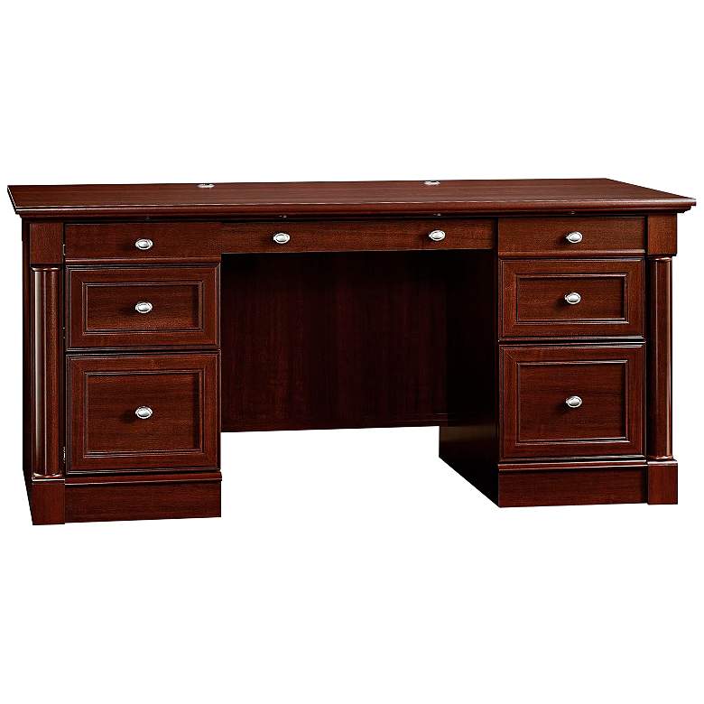 Image 2 Sauder Palladia 65 1/4" Wide Select Cherry Executive Desk