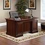 1_Sauder Palladia 65 1/4" Wide Select Cherry Executive Desk