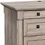 3_Sauder Palladia 65 1/4"W Split Oak 7-Drawer Executive Desk more views