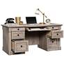 5_Sauder Palladia 65 1/4"W Split Oak 7-Drawer Executive Desk more views