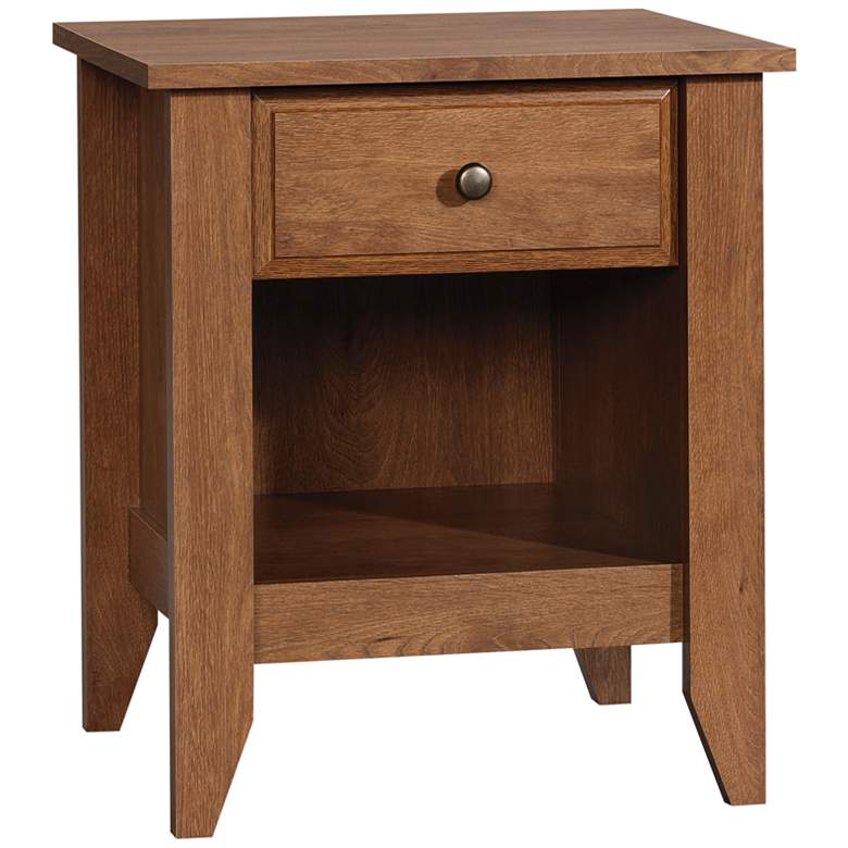 Image 2 Sauder Shoal Creek 21" Wide Oiled Oak 1-Drawer Night Stand