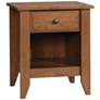 2_Sauder Shoal Creek 21" Wide Oiled Oak 1-Drawer Night Stand