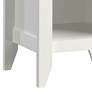 4_Sauder Shoal Creek 21" Wide Soft White 1-Drawer Night Stand more views
