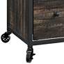 4_Sauder Steel River 21"W Carbon Oak Casters File Cabinet more views