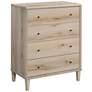 2_Sauder Willow Place 34 3/4"W Pacific Maple 4-Drawer Dresser