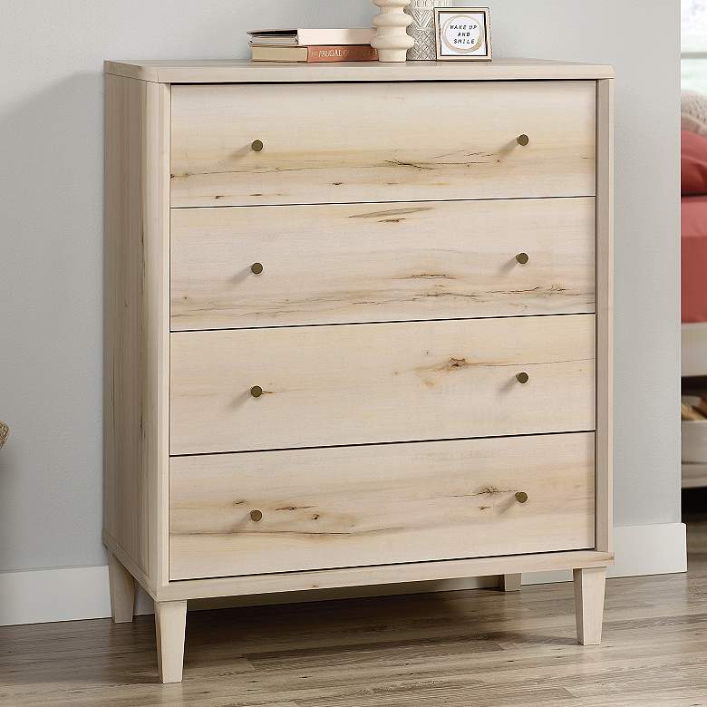 Image 1 Sauder Willow Place 34 3/4"W Pacific Maple 4-Drawer Dresser