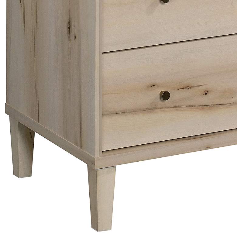 Image 4 Sauder Willow Place 34 3/4"W Pacific Maple 4-Drawer Dresser more views