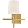3_Saunders 23" Wide Lacquered Brass 3-Light Vanity Bath Light more views