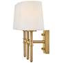 4_Saunders 23" Wide Lacquered Brass 3-Light Vanity Bath Light more views