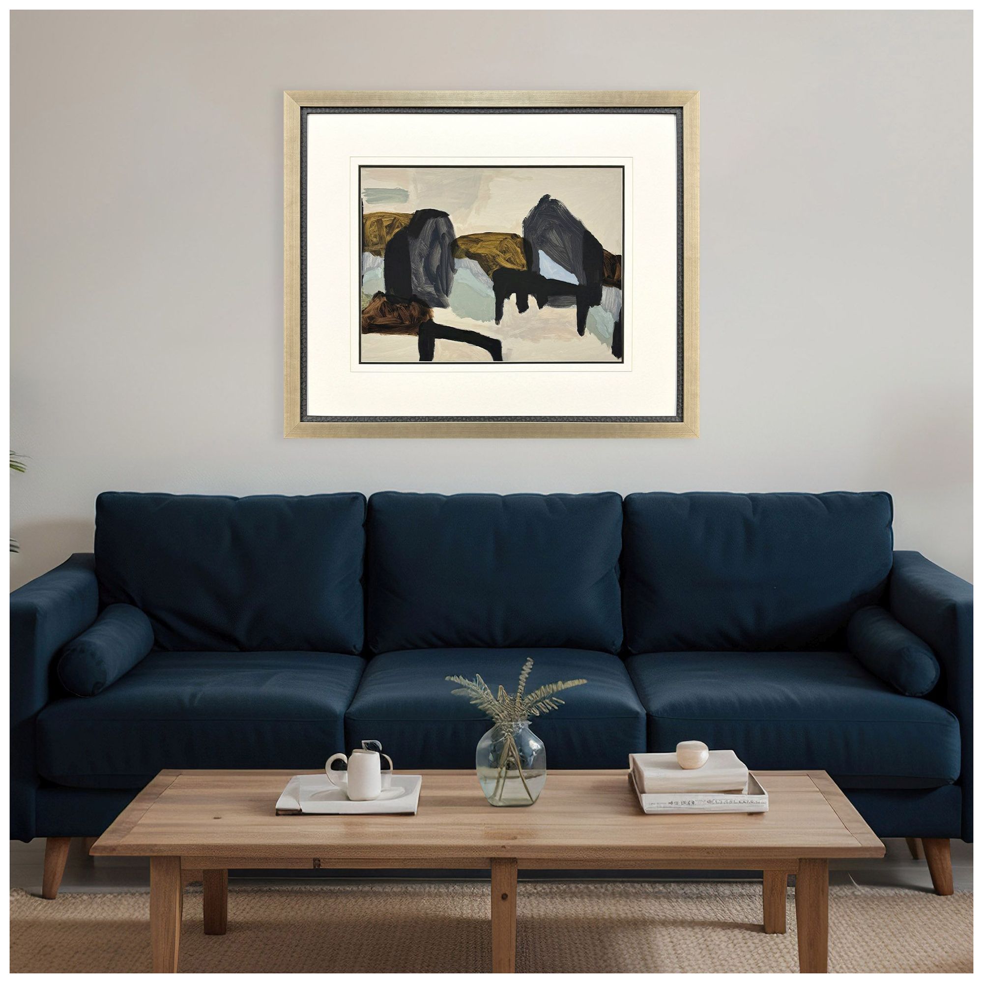 Image 4 Saura 38"W x 32"H Framed Art more views