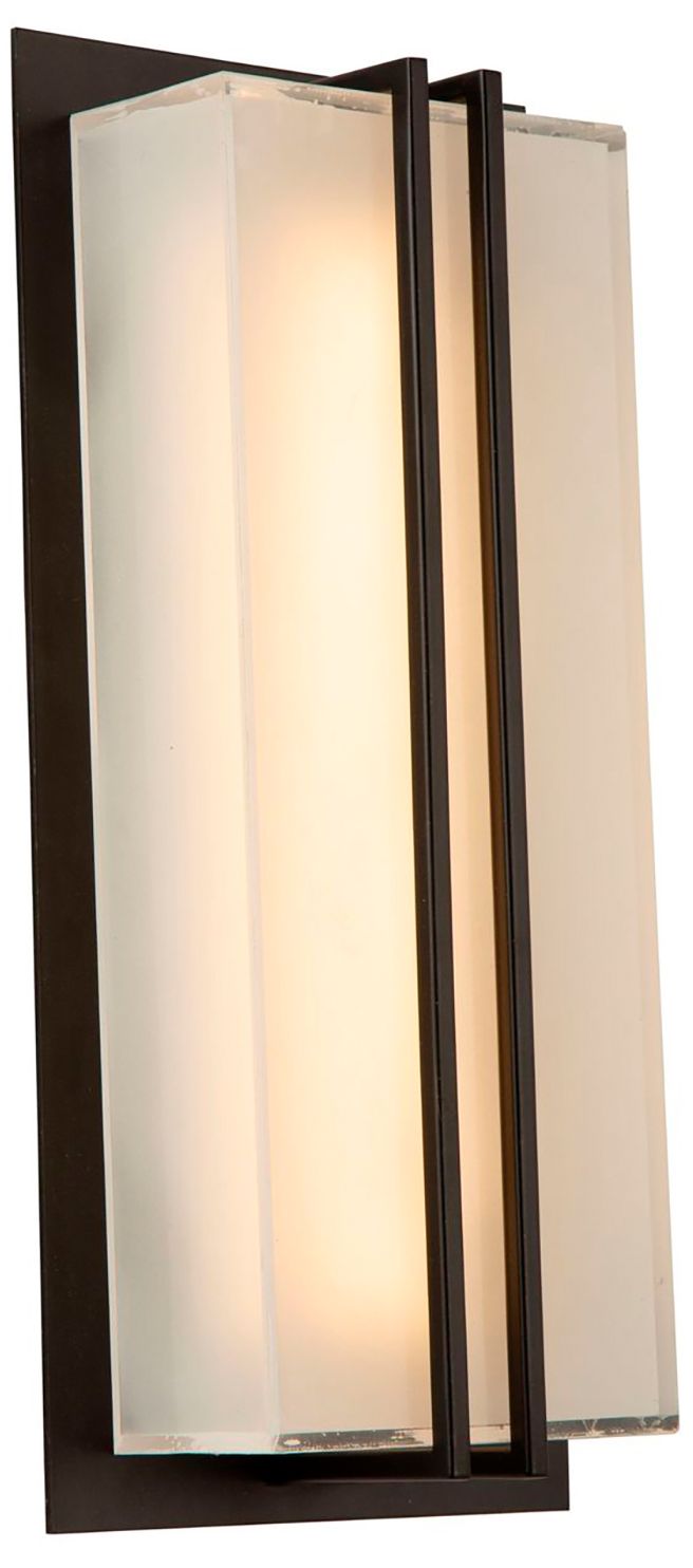 Image 3 Sausalito 15W LED Outdoor Wall Light Black more views