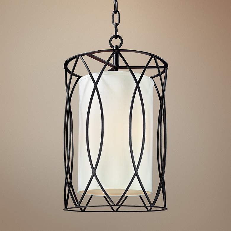 Image 1 Sausalito 22" High 3-Light Deep Bronze Pendant Light