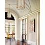 5_Sausalito 28 1/4" High 4-Light Silver Gold Pendant Light more views