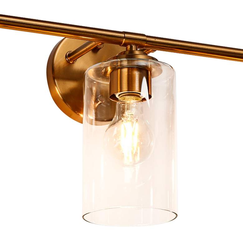 Image 3 Sauvignon 3-Light Gold Glass Bath Lights more views