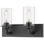 3_Savannah 10 1/4" High Bronze 2-Light Wall Sconce