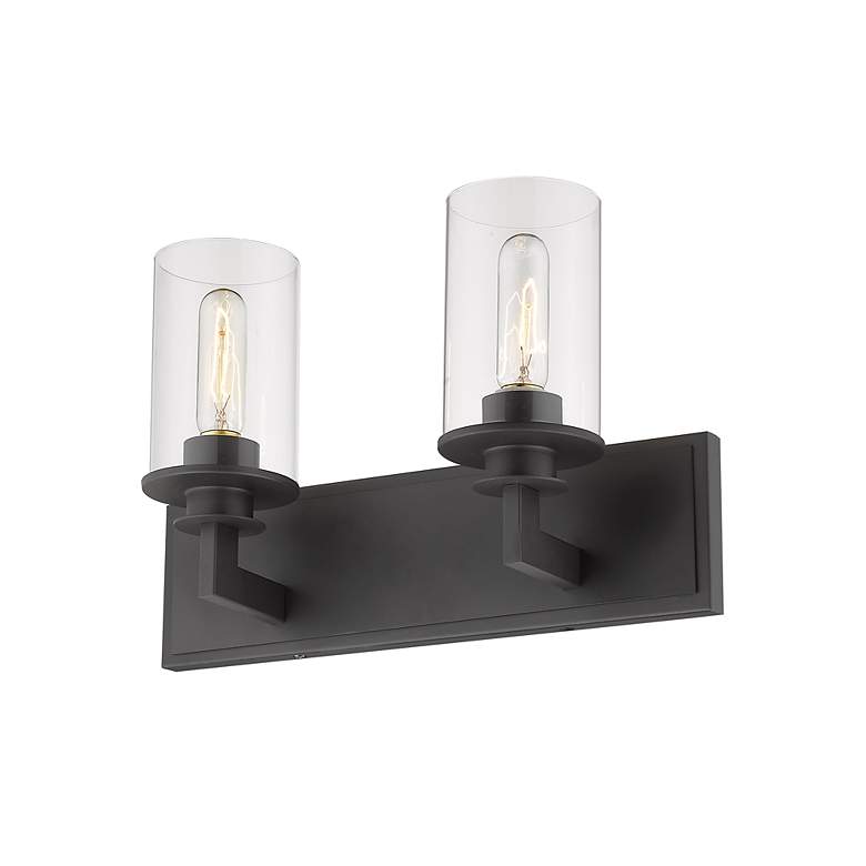 Image 5 Savannah 10 1/4" High Bronze 2-Light Wall Sconce more views