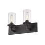 5_Savannah 10 1/4" High Bronze 2-Light Wall Sconce more views