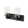 6_Savannah 10 1/4" High Bronze 2-Light Wall Sconce more views