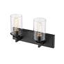 7_Savannah 10 1/4" High Bronze 2-Light Wall Sconce more views