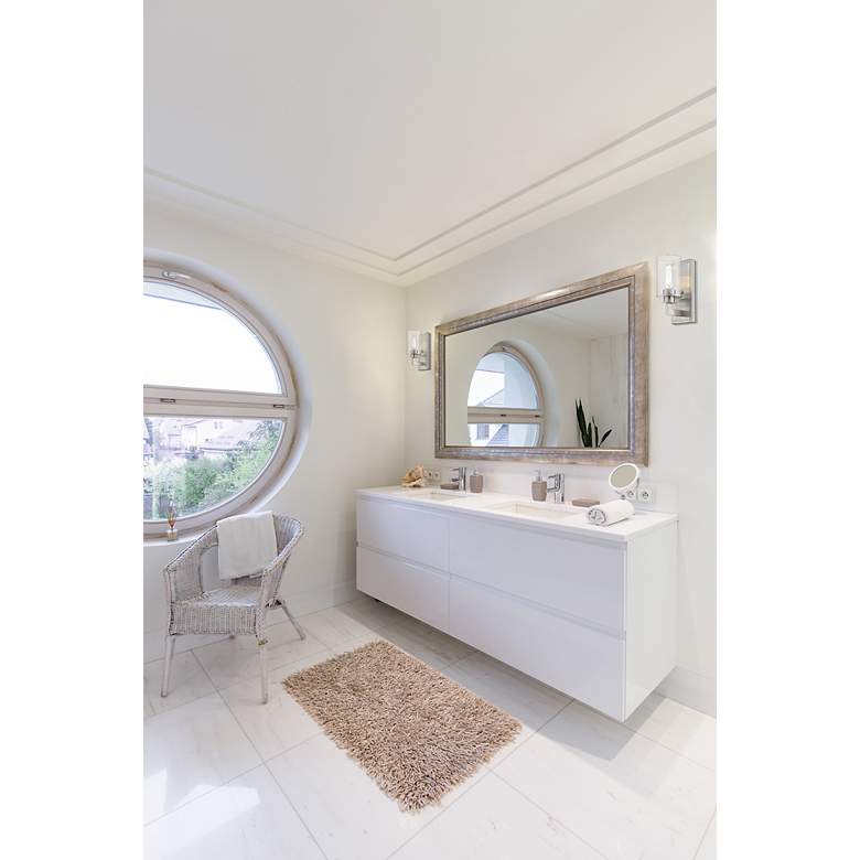 Image 4 Savannah 10 1/4" High Brushed Nickel Wall Sconce more views