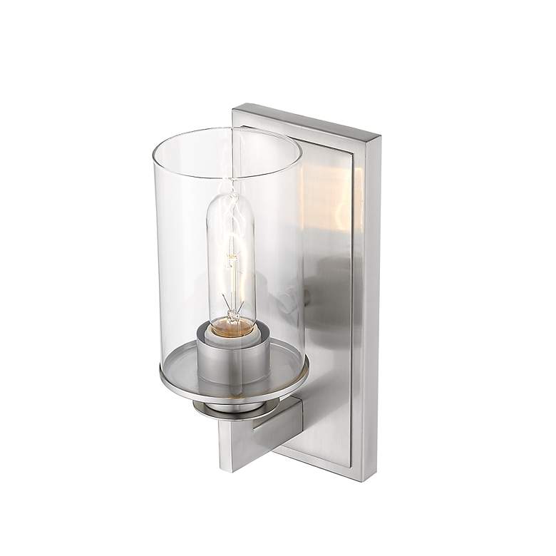 Image 5 Savannah 10 1/4" High Brushed Nickel Wall Sconce more views