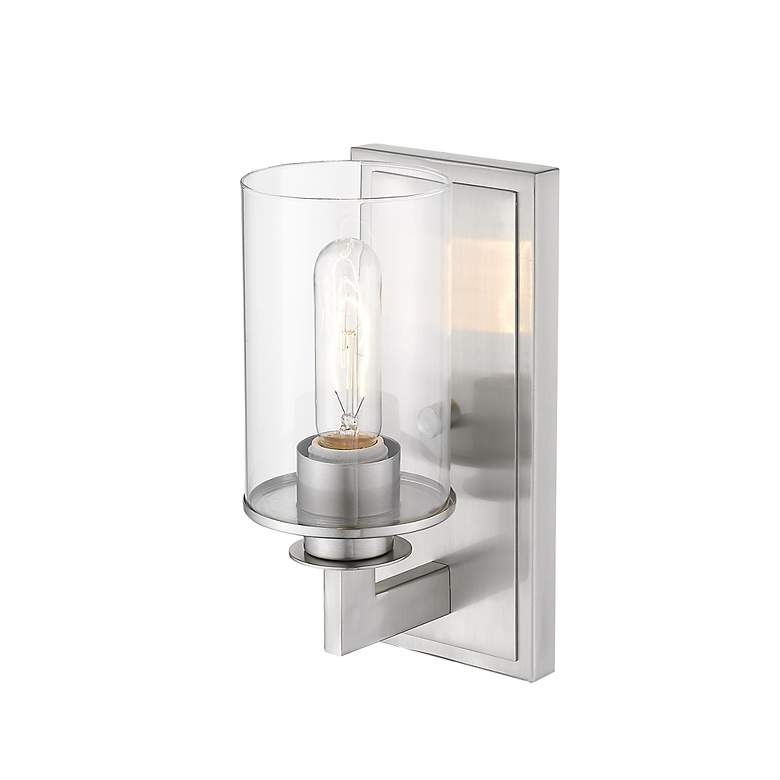 Image 6 Savannah 10 1/4" High Brushed Nickel Wall Sconce more views