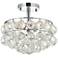 Savannah 12" Wide Chrome Ceiling Light