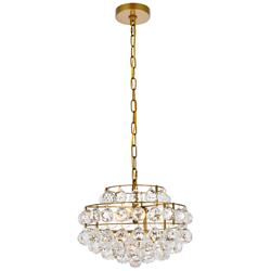 Savannah 14" Pendant In Brass