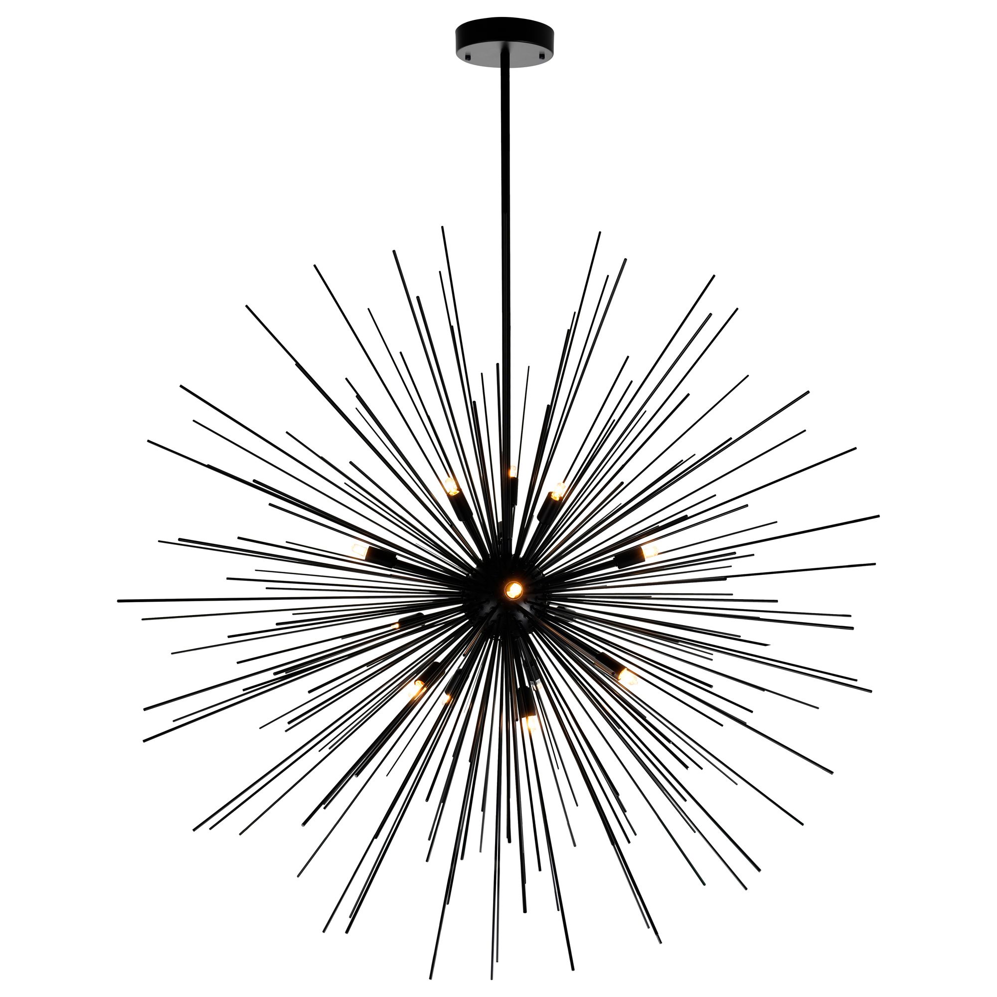 Image 4 Savannah 14 Light 40in Black Chandelier more views