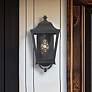 1_Savannah 15 3/4" High Sand Coal Outdoor Wall Light