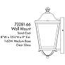 5_Savannah 15 3/4" High Sand Coal Outdoor Wall Light more views