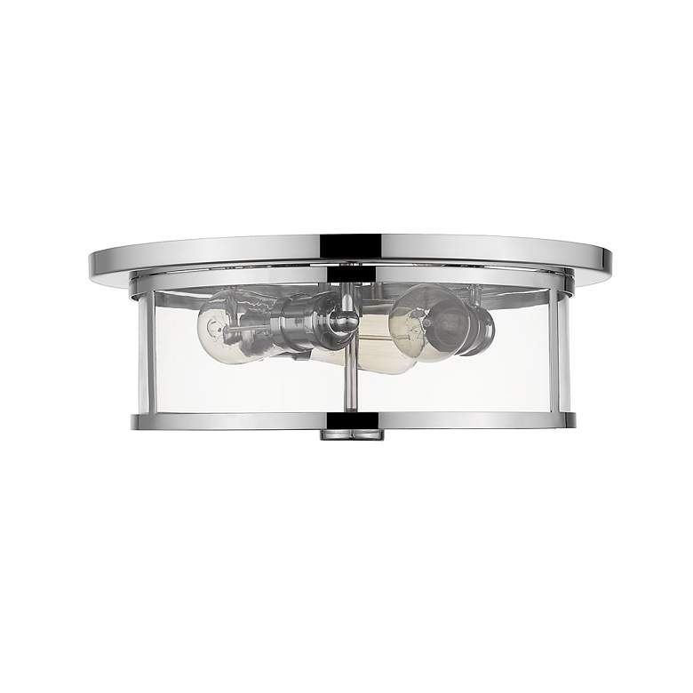 Image 6 Savannah 15 3/4" Wide Chrome 3-Light Ceiling Light more views