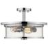 Savannah 15 3/4" Wide Chrome 3-Light Ceiling Light